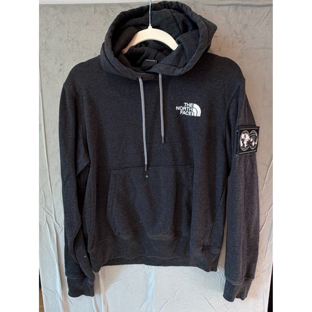 The North Face Seven Summits Patch Hoodie Women M Dark Gray Gorpcore Trail